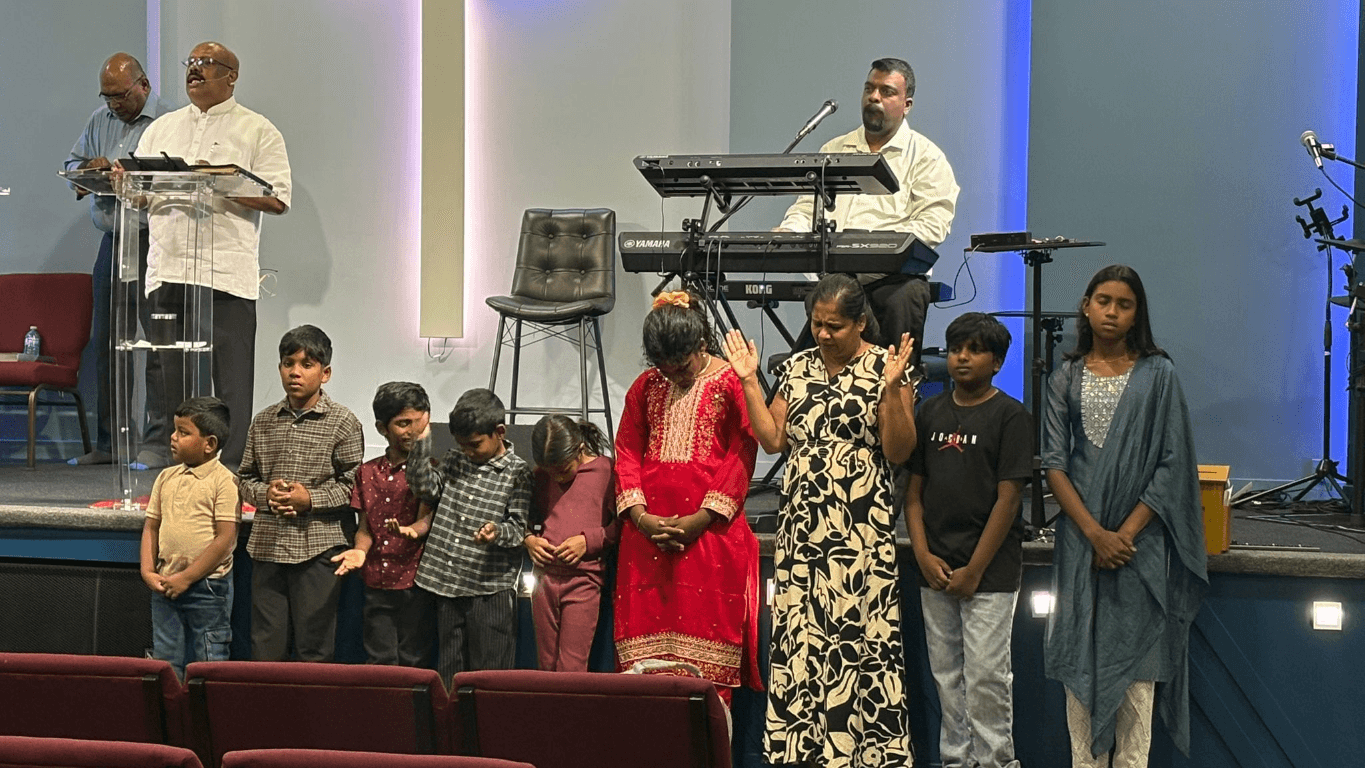 Family worship and praise at Praise Tabernacle