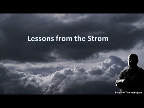Lessons from the Storm